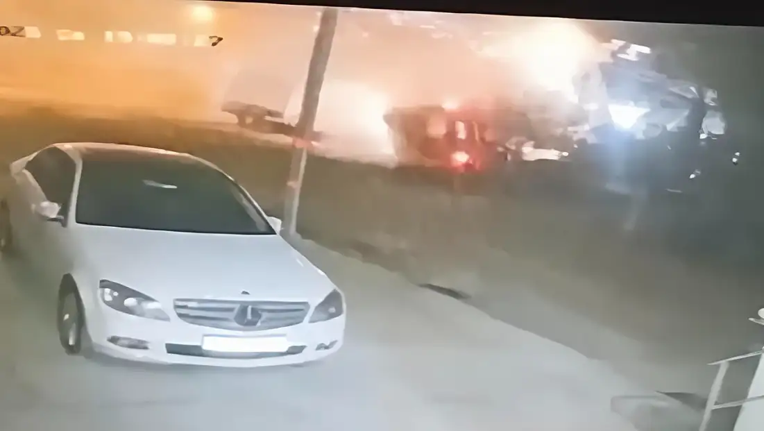 18 yaşındaki gencin hayatını kaybettiği kaza kameraya yansıdı