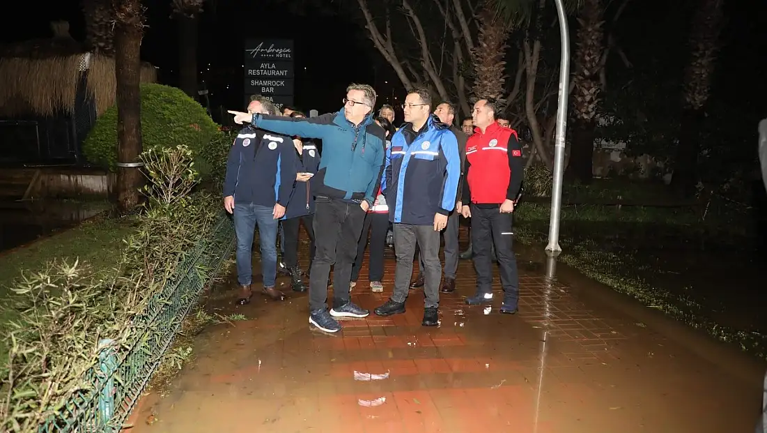 Büyükşehir genel sekreteri Tayfun Yılmaz akşam saatlerinde Bodrum’da sahaya indi