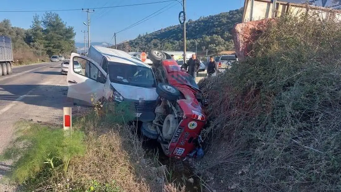 Trafik Kazasında 2 Kişi Yaralandı