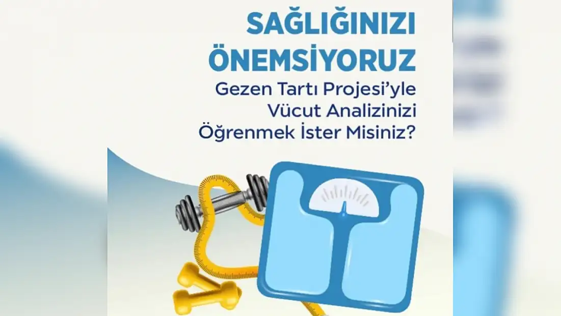 Ücretsiz vücut analizi hizmeti sokaklarda