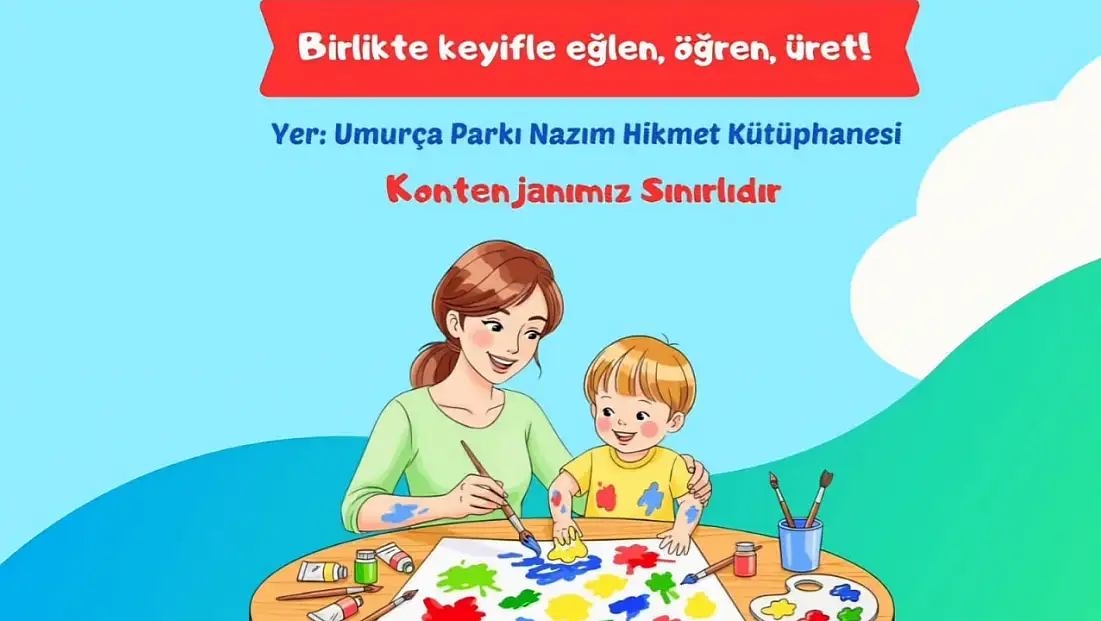 Yarıyıl tatilinde çocuklara mum boyama atölyesi