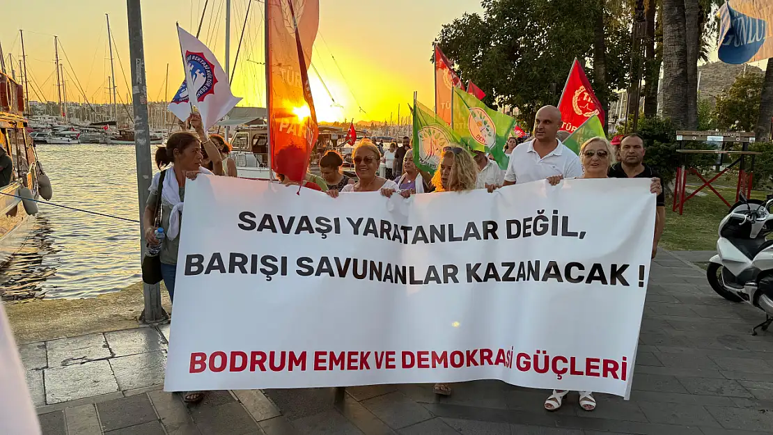 1 Eylül Dünya Barış Gününde 'İsrail' Protestosu