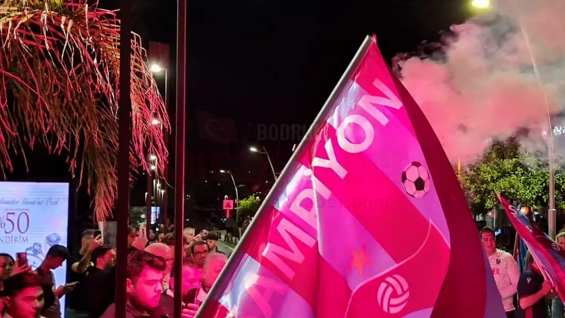 Trabzonspor Taraftarından Coşkulu Kutlama