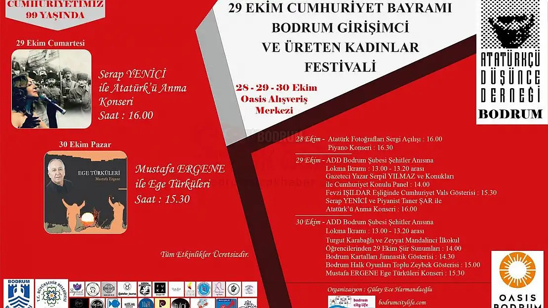 29 Ekim Cumhuriyet Bayramı Girişimci & Üreten Kadınlar Festivali
