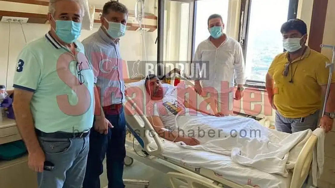 AK Parti İlçe Başkanı Gökmen, Çıkan Çatışmada Yaralanan Polisi Ziyaret Etti