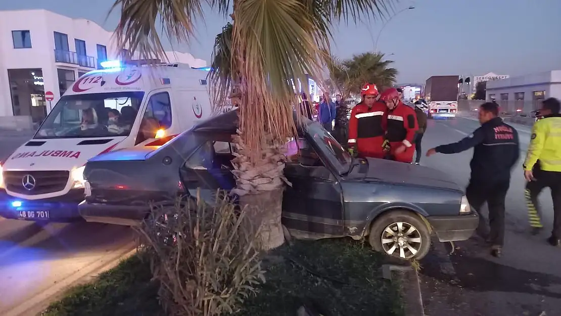 Alkollü Sürücü ve Yolcusu Ölümden Döndü