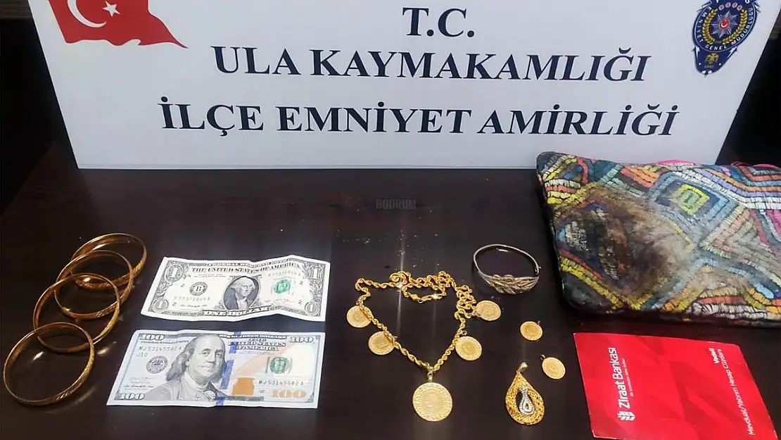 ALTINLARI ÇALAN HIRSIZ 4 SAATTE YAKALANDI