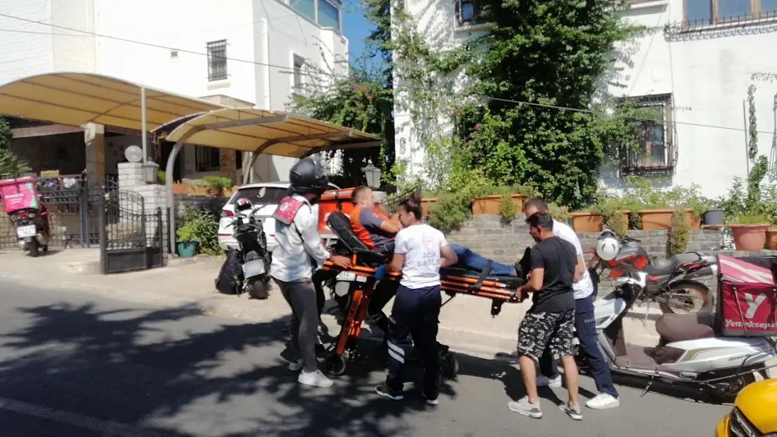 Kaza anı güvenlik kamerasına yansıdı !