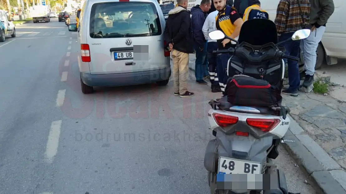 Ani Fren Yapan Araç 1 Kişinin Yaralanmasına Sebep Oldu