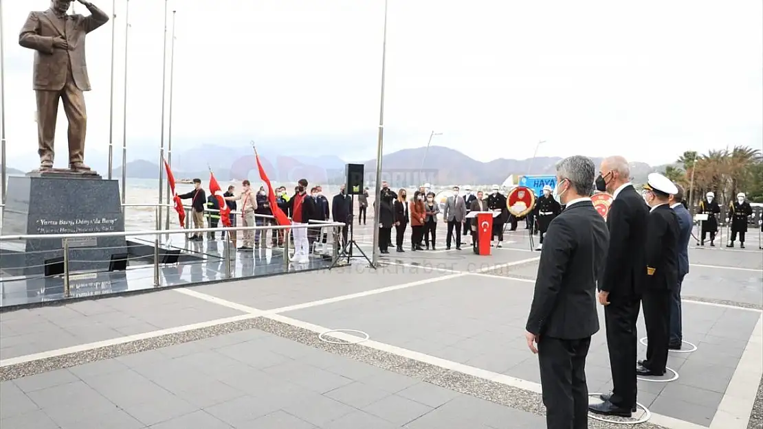 Atatürk'ün Marmaris'e Gelişinin 87. yıl Dönümü Kutlandı