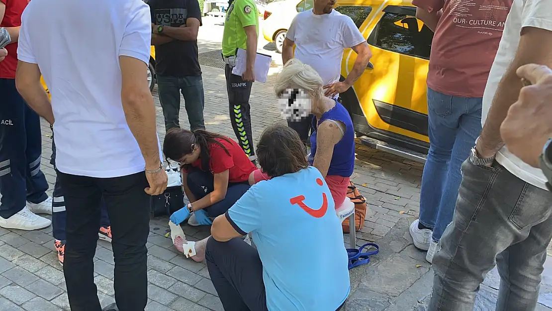 Ayağının Üzerinden Araba Geçti: Alman Turist Hastaneye Kaldırıldı