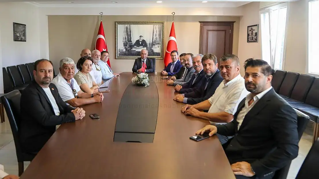 Başkanlardan Kaymakam Çit'e Ziyaret