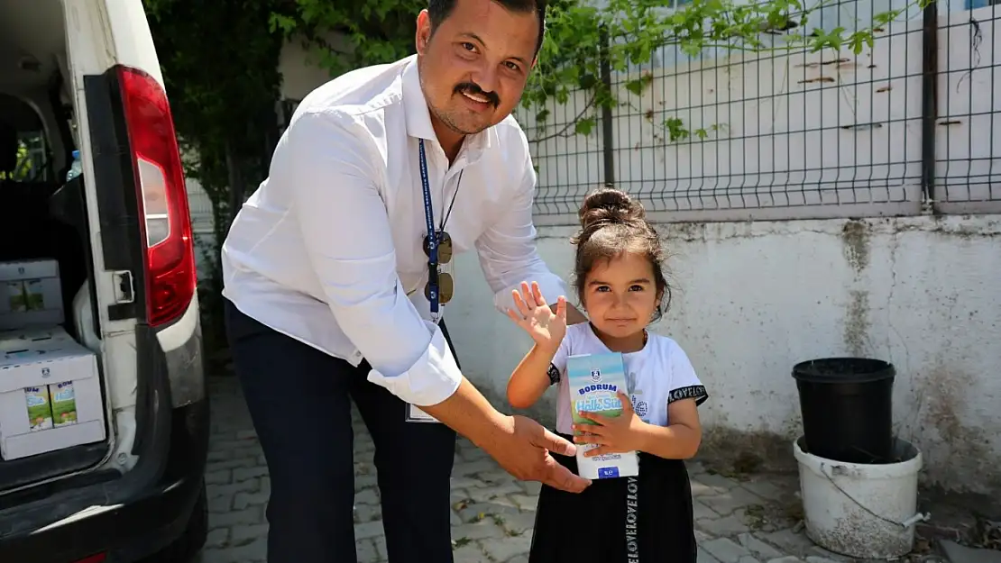 Belediyeden Halk Süt Dağıtımı