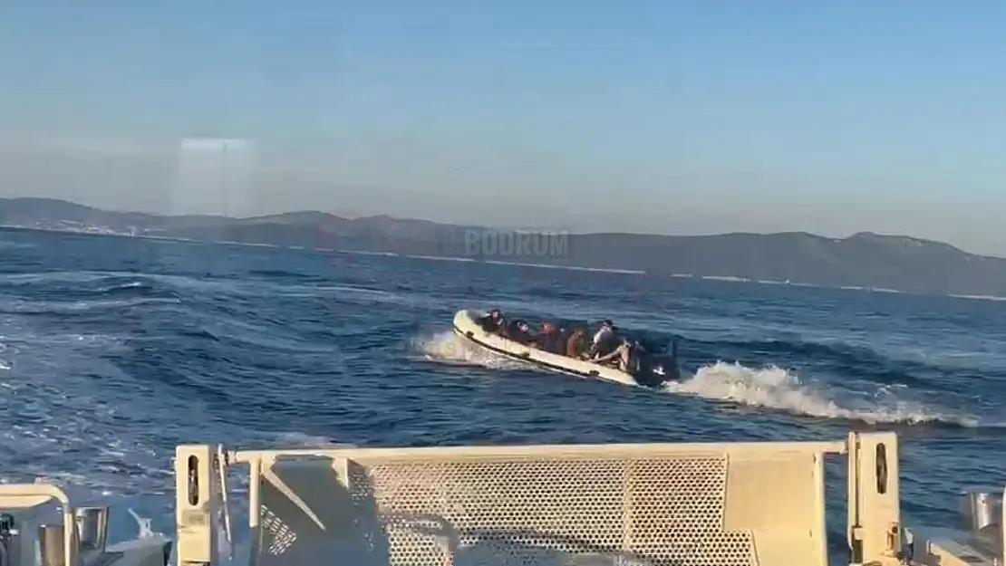 Bodrum Açıklarında 20 Düzensiz Göçmen Yakalandı