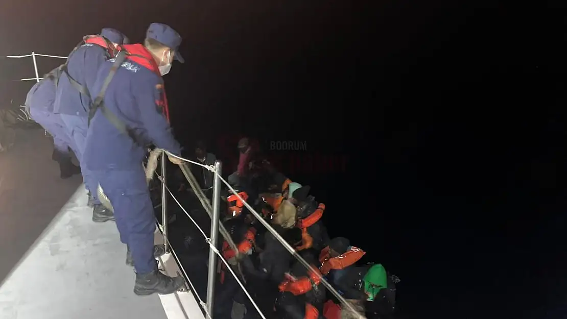 BODRUM AÇIKLARINDA 47 GÖÇMEN KURTARILDI