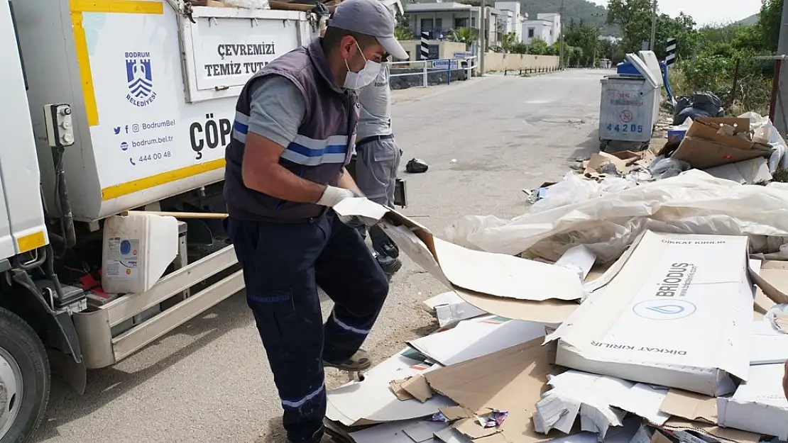 Bodrum Belediyesi temizliğe önem veriyor