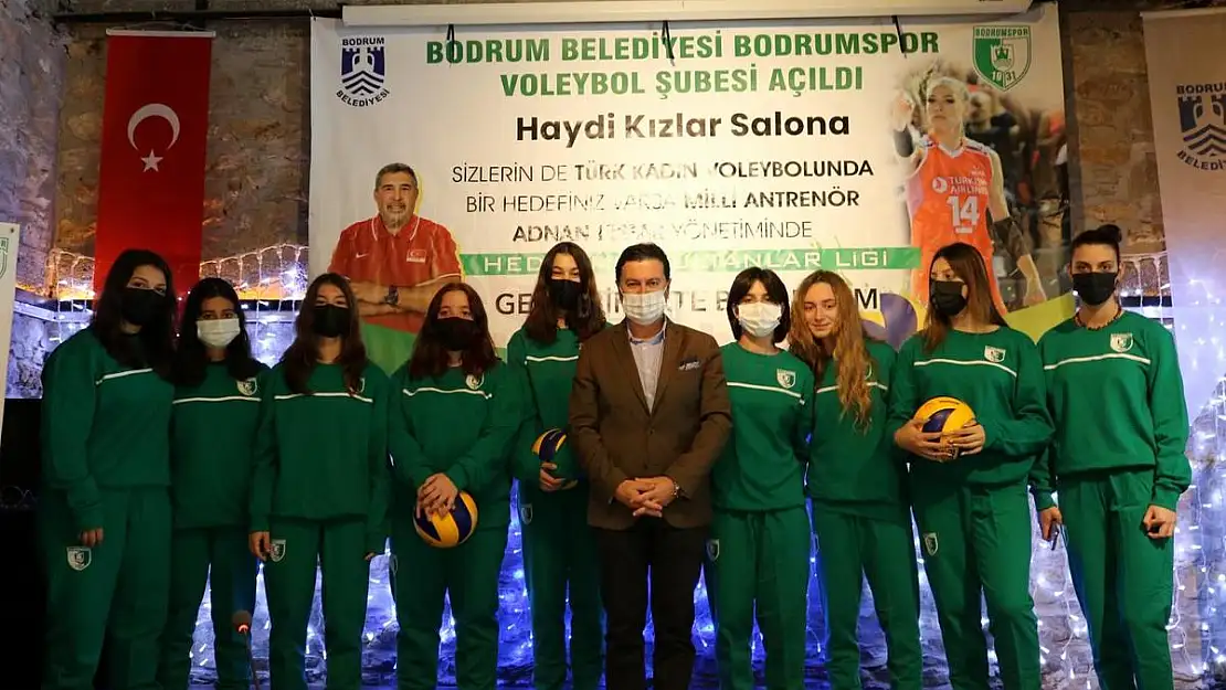 Bodrum Belediyesi'nin katkıları ile Bodrumspor Kadın Voleybol Takımı kuruldu.