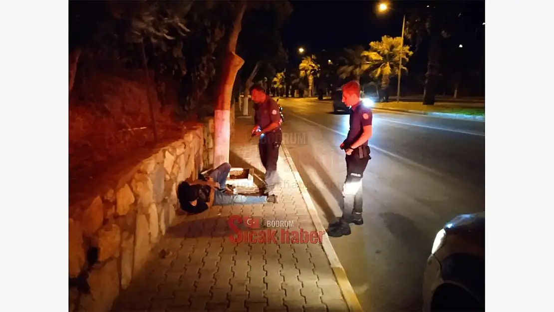Bodrum' da Bir Şahıs Yol Kenarında Baygın Bulundu