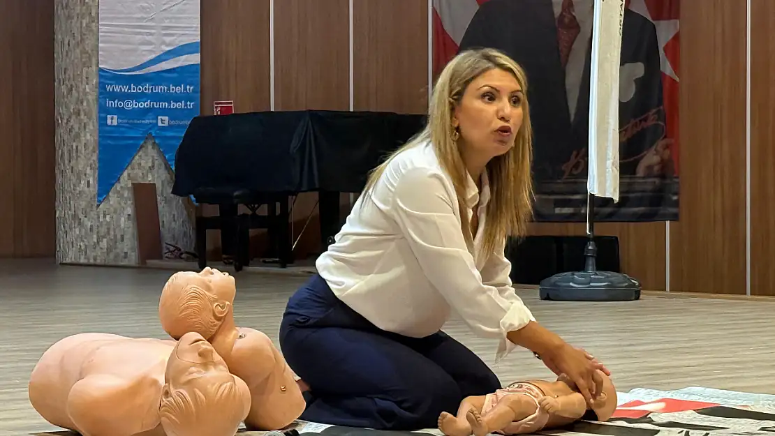 Bodrum'da gazetecilere iş sağlığı ve ilkyardım eğitimi
