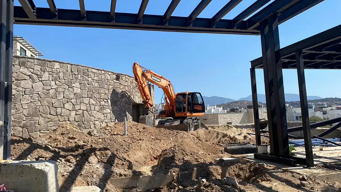 Bodrum'da İnşaat Yasağını İhlal Eden Firmalara 9 Milyon 319 bin Lira Ceza Kesildi
