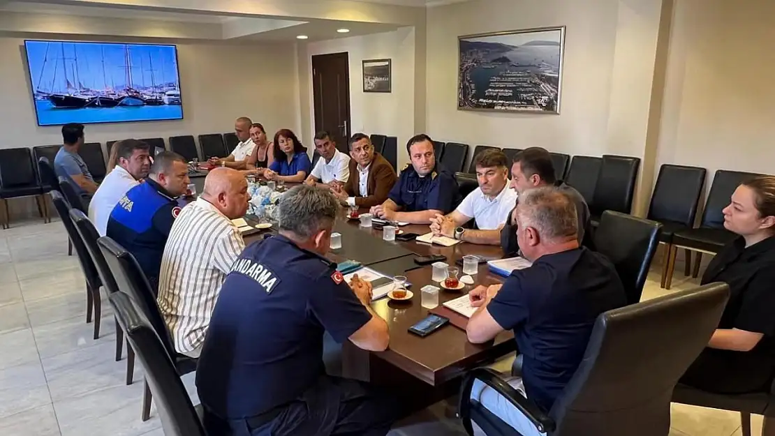 Bodrum'da 'Turizm Güvenliği Toplantısı' düzenlendi.