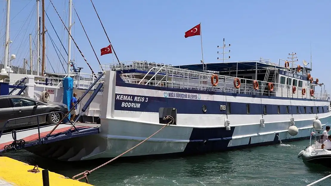 Bodrum-Datça Feribot Seferlerine Yoğun İlgi