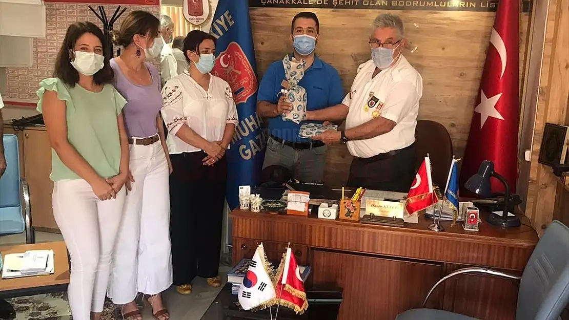Bodrum Denetimli Serbestlik Müdürlüğünden Türkiye Muharip Gaziler Derneği Bodrum Şubesine ziyaret