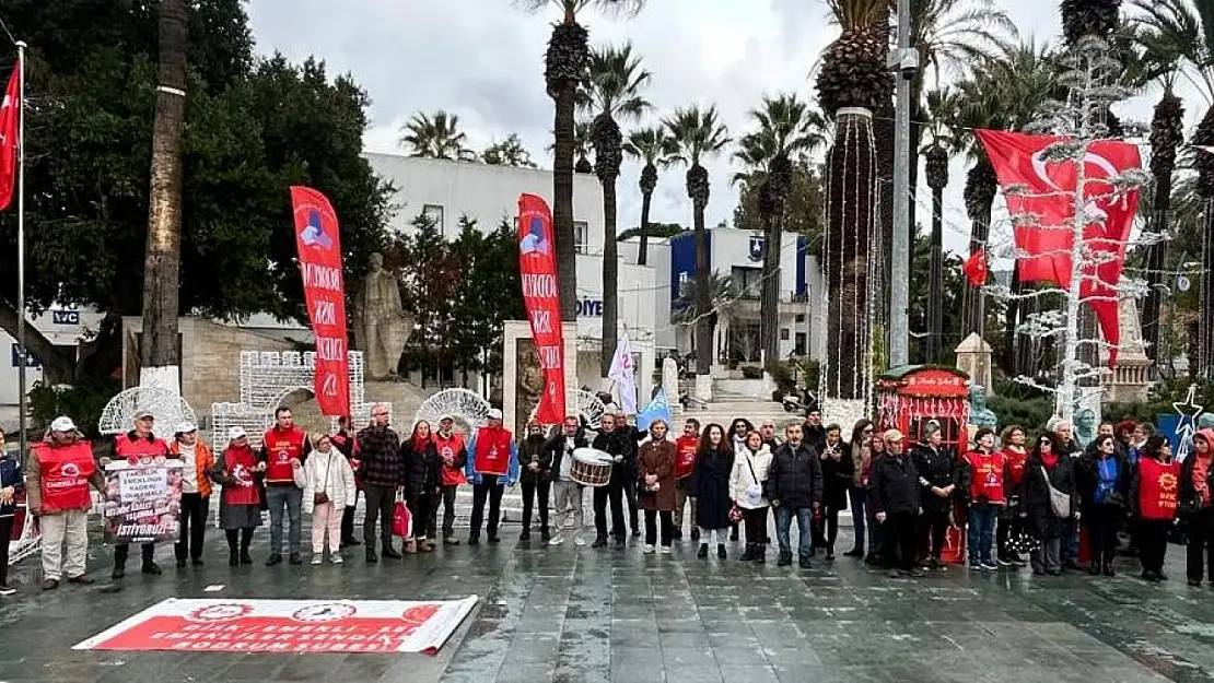 Bodrum Emek ve Demokrasi Güçlerinden geçim isyanı