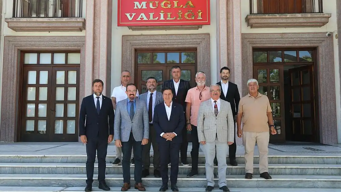 Bodrum  Heyeti Vali Akbıyık'ı Ziyaret Etti