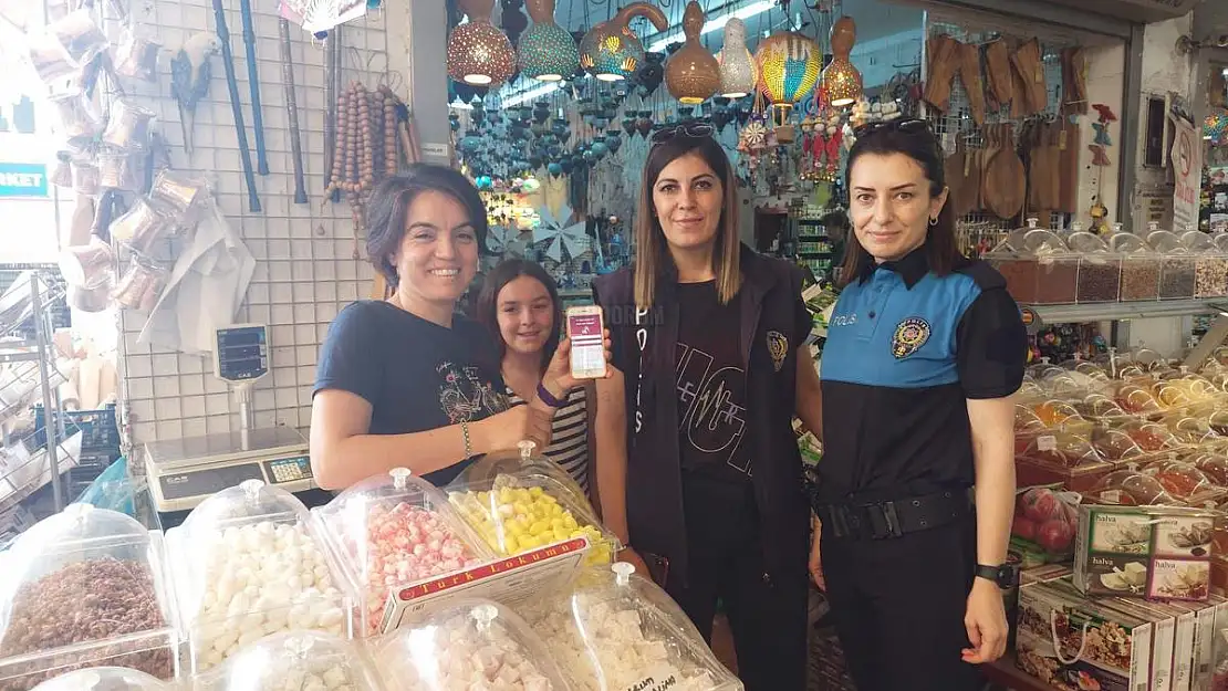 Bodrum İlçe Emniyet Müdürlüğü KADES Uygulamasını Anlattı