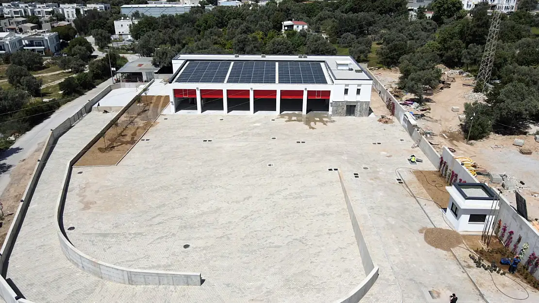Bodrum itfaiye binası tamamlandı