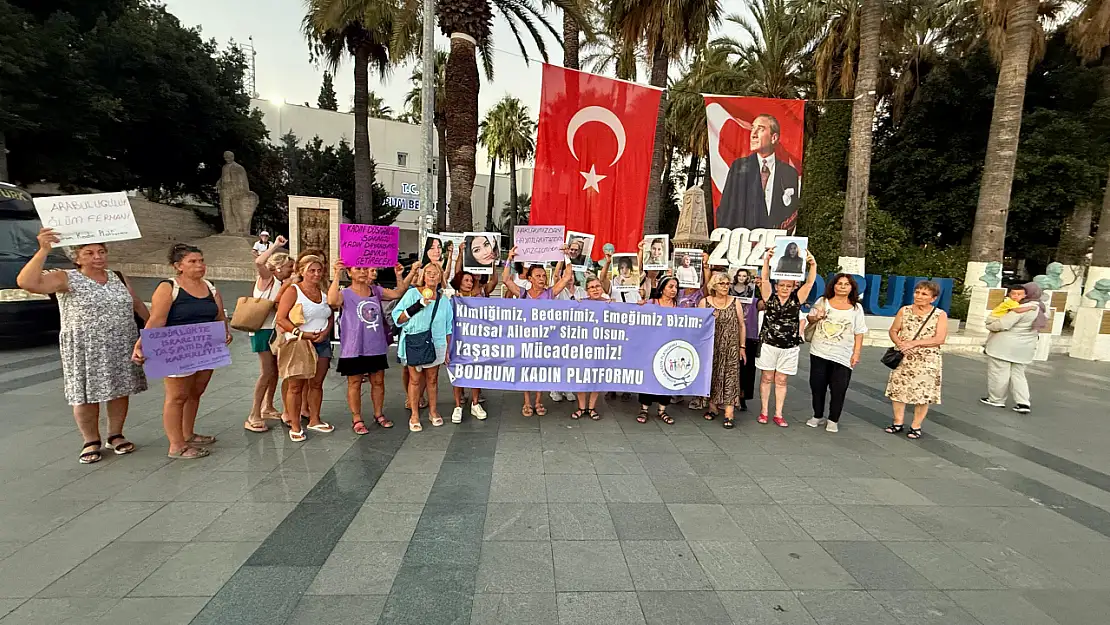 Bodrum Kadın Platformu'ndan kadın cinayetlerine karşı meydan çağrısı