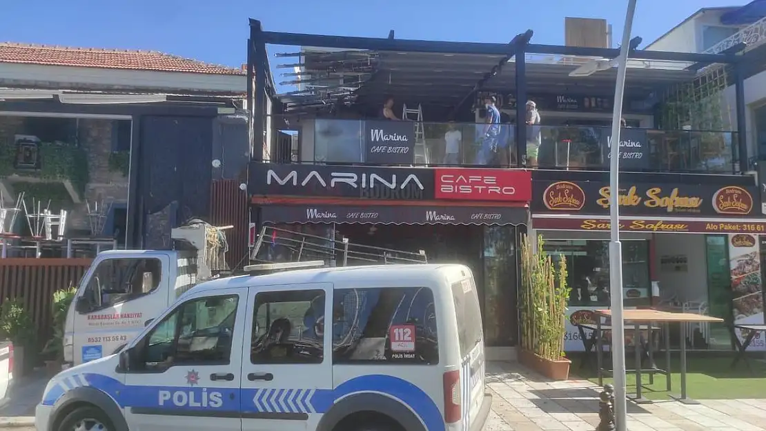 Bodrum Marina Bölgesinde Yer Alan İşletmede Yangın