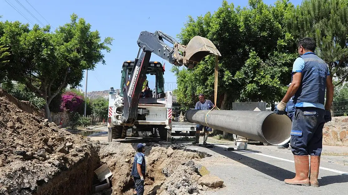 Bodrum Tarihinin En Büyük Altyapı Yatırımında Çalışmalar Hız Kesmiyor