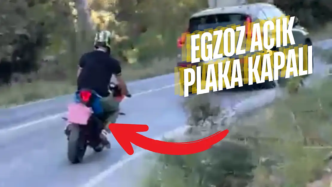 Bodrum Yalıkavak yolunda motosiklet terörü büyüyor: Açık egzoz kapalı plaka