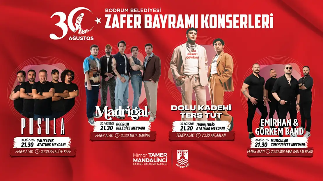 Bodrum Zafer Bayramı'na hazırlanıyor