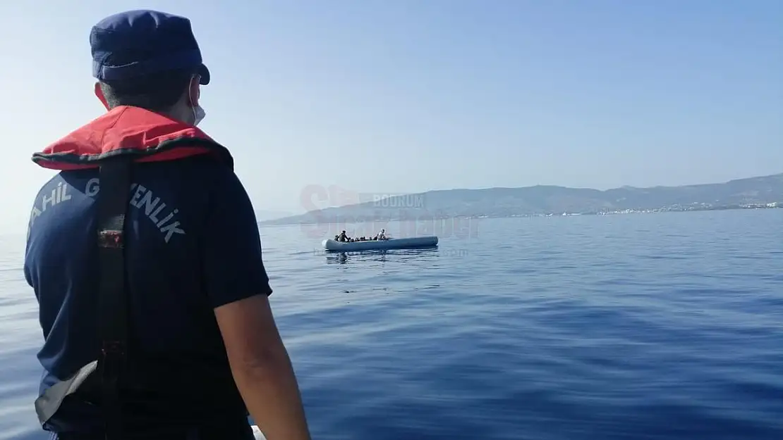 Bodrum'da 11 Düzensiz Göçmen Kurtarıldı
