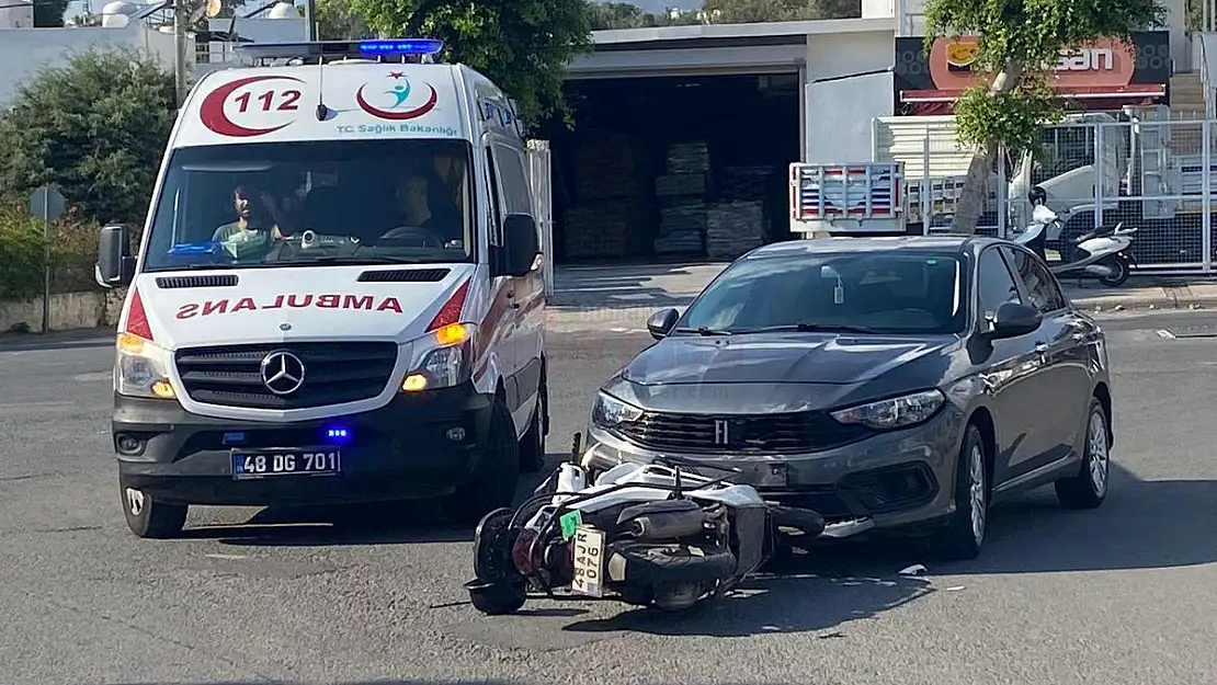 Bodrum'da 2  Farklı Kazada 2 Motosiklet Sürücüsü Yaralandı