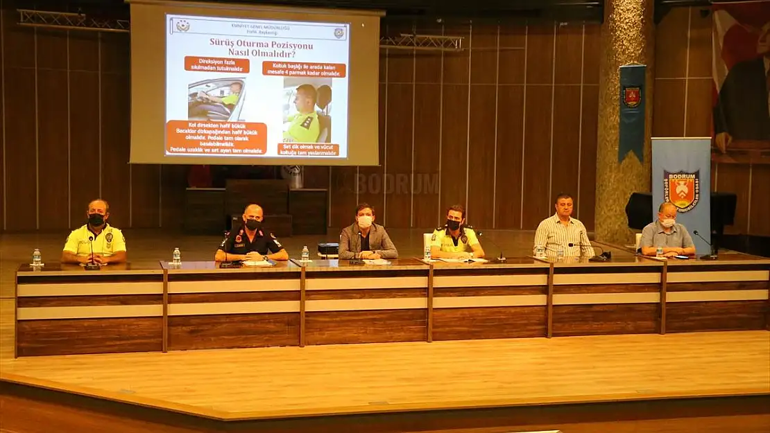 Bodrum'da '2021-2022 Eğitim ve Öğretim Yılı İçin Alınacak Trafik Tedbirleri' toplantısı