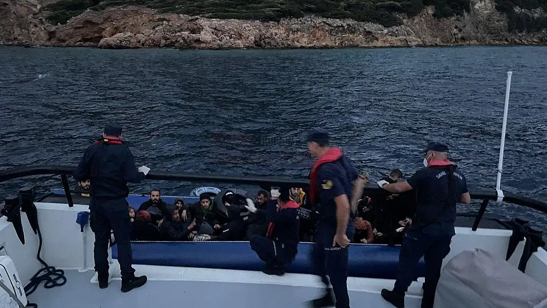 Bodrum'da 24 Düzensiz Göçmen Yakalandı, 16 Göçmen Kurtarıldı