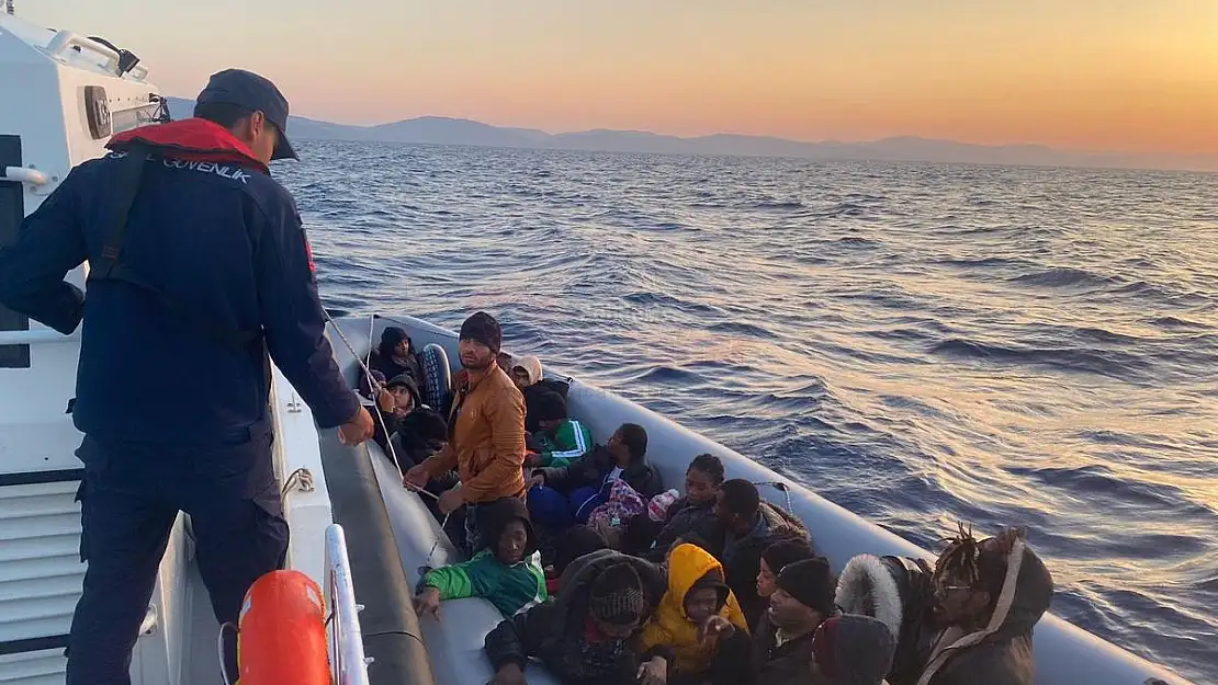 Bodrum'da 29 Düzensiz Göçmen Kurtarıldı