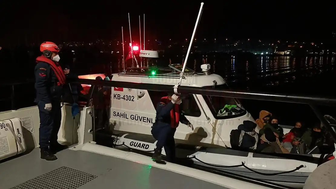 Bodrum'da 30 Düzensiz Göçmen Kurtarılmıştır