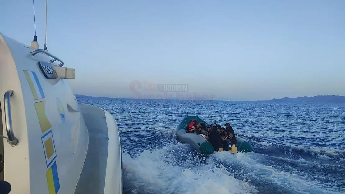 Bodrum'da 32 Düzensiz Göçmen Yakalandı