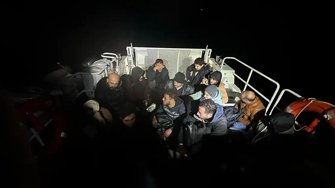 Bodrum'da 33 Düzensiz Göçmen Yakalandı, 15'i Kurtarıldı