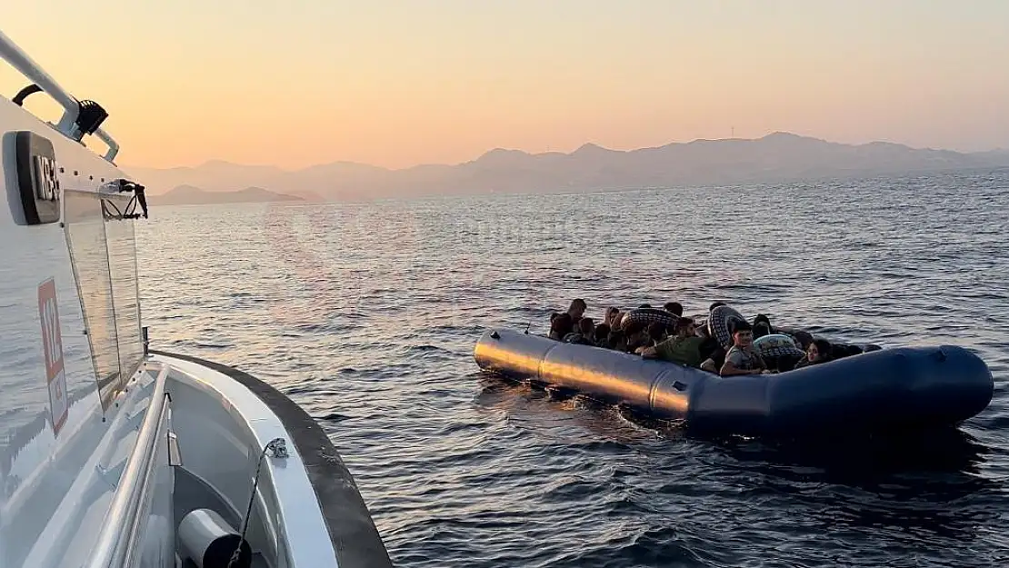 Bodrum'da 35 Düzensiz Göçmen Kurtarıldı