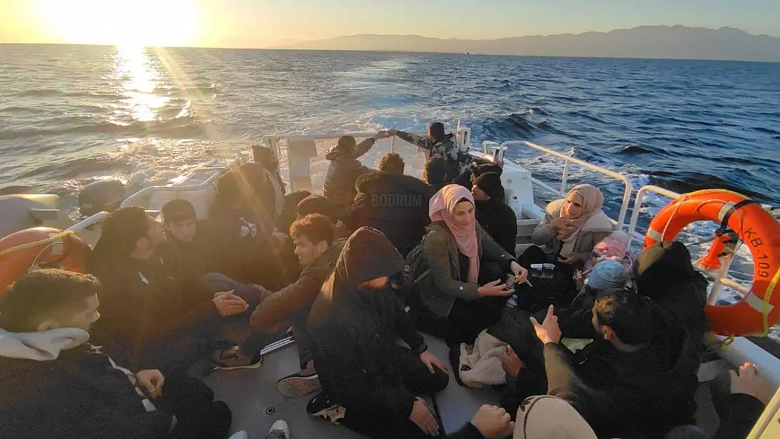 Bodrum'da 57 Düzensiz Göçmen Yakalandı