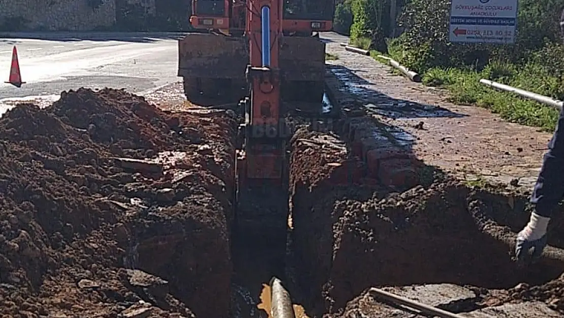 Bodrum'da 6 bin Metrelik İçme Suyu Çalışması Başlattı