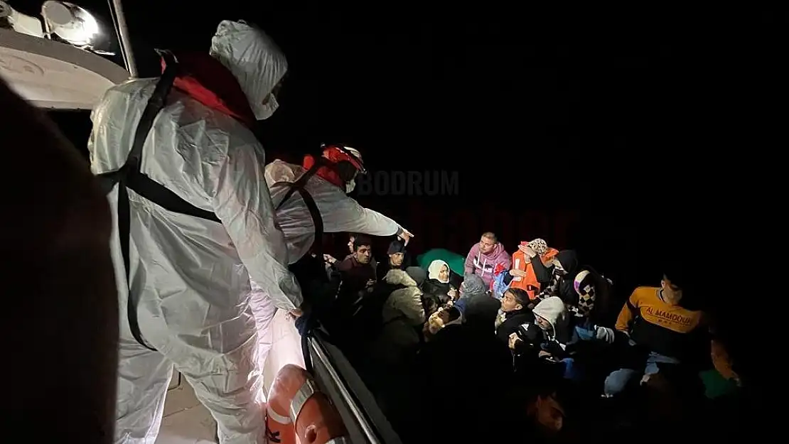 Bodrum'da 61 Düzensiz Göçmen Yakalandı