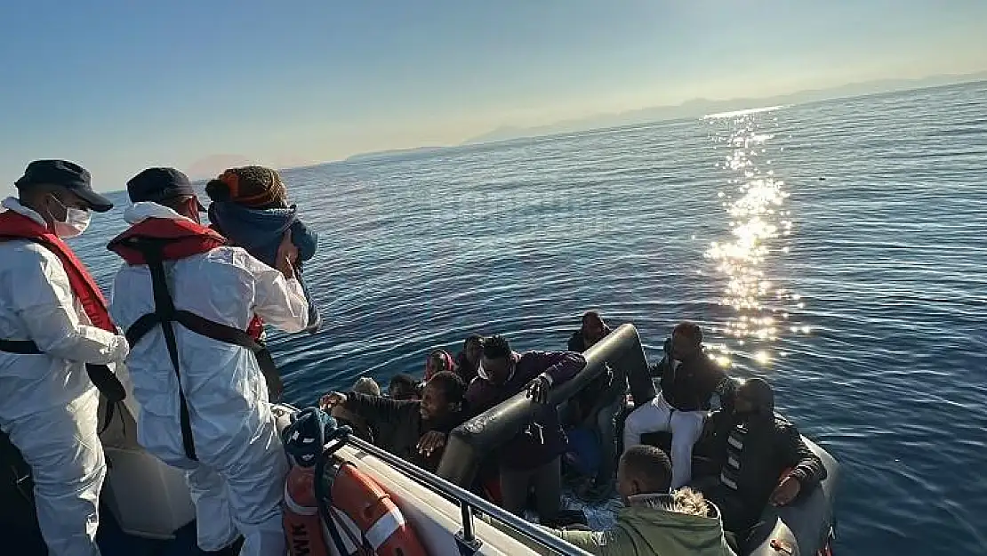 Bodrum'da 65 Düzensiz Göçmen Kurtarıldı