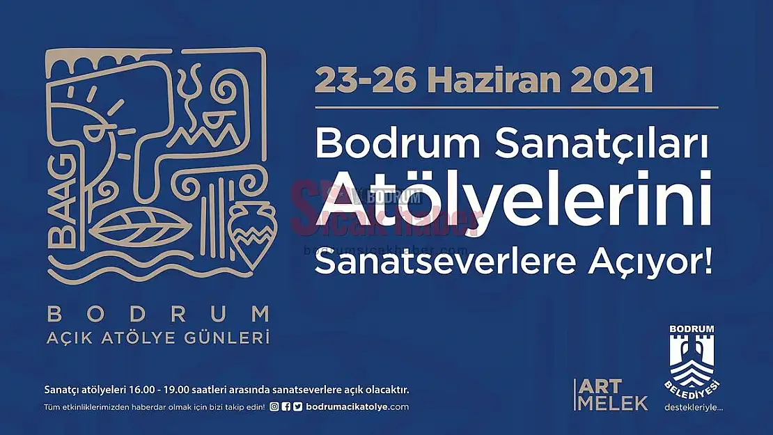 Bodrum'da 'AÇIK ATÖLYE GÜNLERİ'